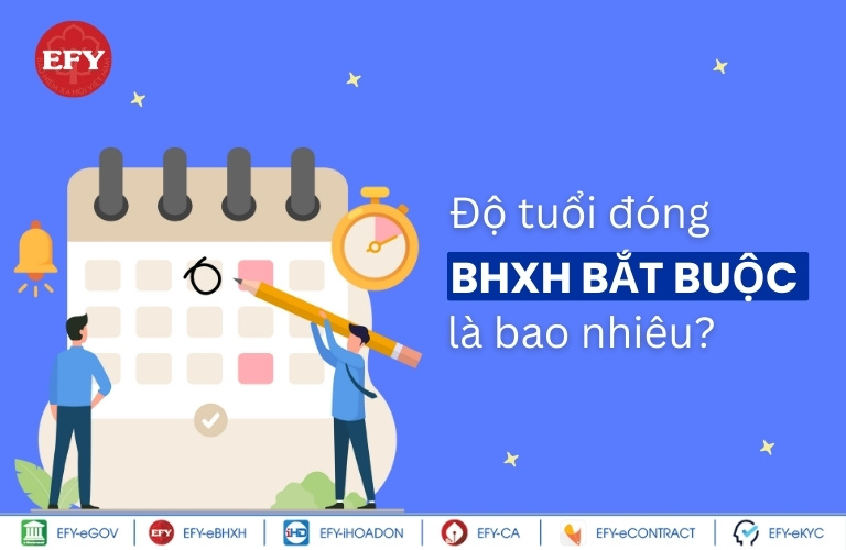 Độ tuổi đóng BHXH bắt buộc là bao nhiêu?