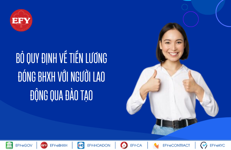 Bỏ quy định về tiền lương đóng BHXH với người lao động qua đào tạo