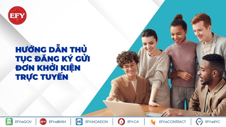 Hướng dẫn thủ tục đăng ký gửi đơn khởi kiện trực tuyến