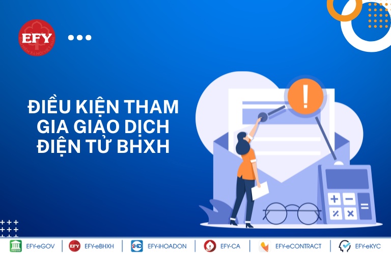 Điều kiện người lao động tham gia giao dịch điện tử BHXH