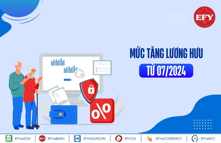Mức tăng lương hưu từ 01/07/2024