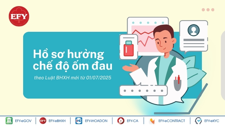 Hướng dẫn hồ sơ hưởng chế độ ốm đau theo Luật BHXH sửa đổi 2024