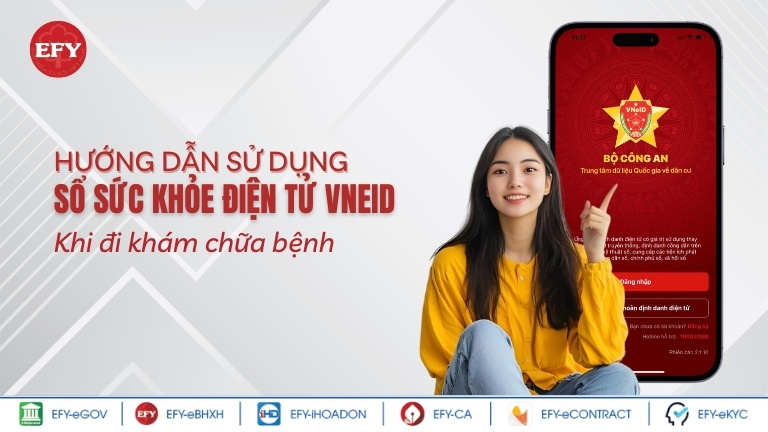 Hướng dẫn sử dụng Sổ sức khỏe điện tử VNeID khi đi khám chữa bệnh