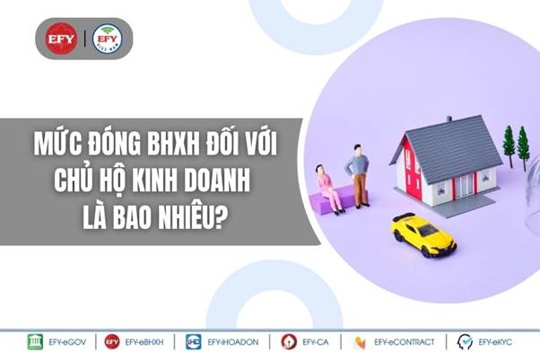 Mức đóng BHXH đối với chủ hộ kinh doanh là bao nhiêu