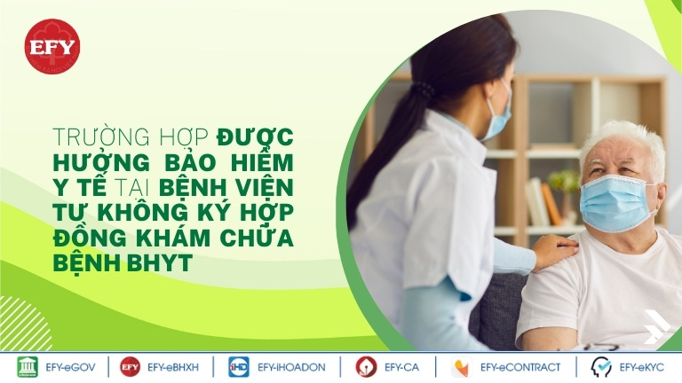 Các trường hợp được hưởng BHYT tại bệnh viện tư không ký hợp đồng khám chữa bệnh BHYT