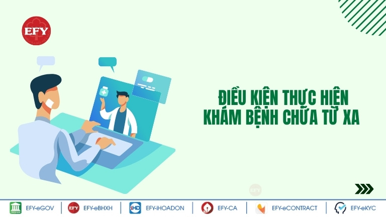 Điều kiện thực hiện khám bệnh chữa từ xa là gì?