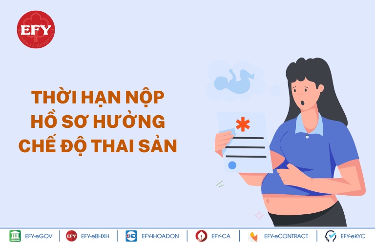Quy định về thời hạn nộp hồ sơ hưởng chế độ thai sản