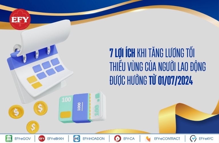 7 lợi ích khi tăng lương tối thiểu vùng của người lao động được hưởng từ 01/07/2024