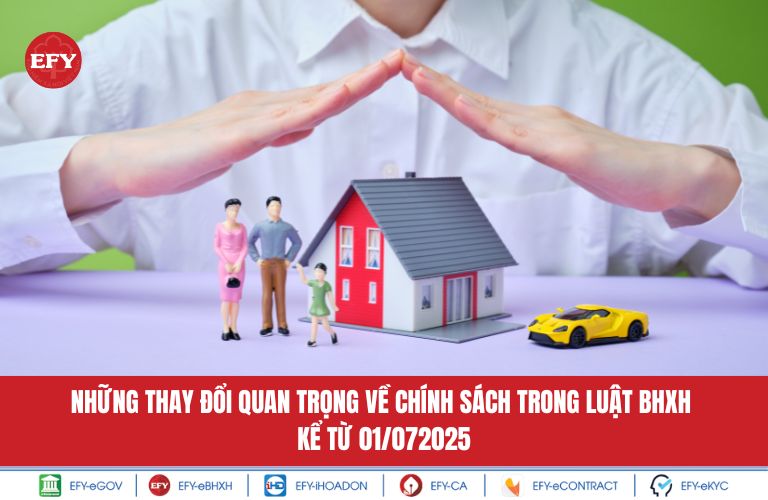 Những thay đổi quan trọng về chính sách trong Luật Bảo hiểm xã hội kể từ 01/072025
