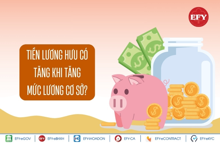 Từ 01/07/2024, tiền lương hưu có tăng khi tăng mức lương cơ sở