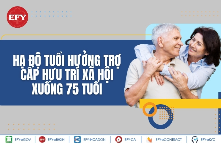 Hạ độ tuổi hưởng trợ cấp hưu trí xã hội xuống 75 tuổi