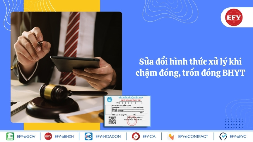 Sửa đổi hình thức xử lý khi chậm đóng, trốn đóng BHYT