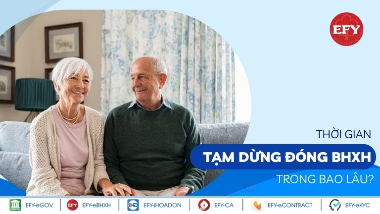 Thời hạn tạm dừng đóng BHXH tối đa bao lâu?