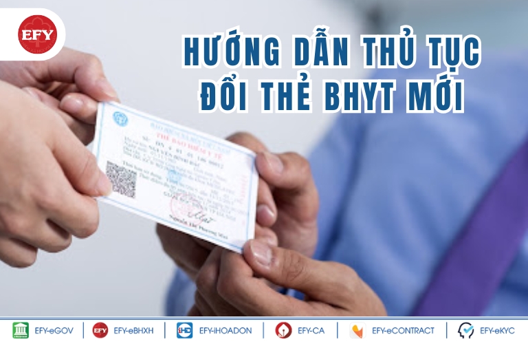 thủ tục đổi thẻ bhyt mới