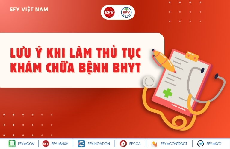 thủ tục khám chữa bệnh BHYT từ 2025