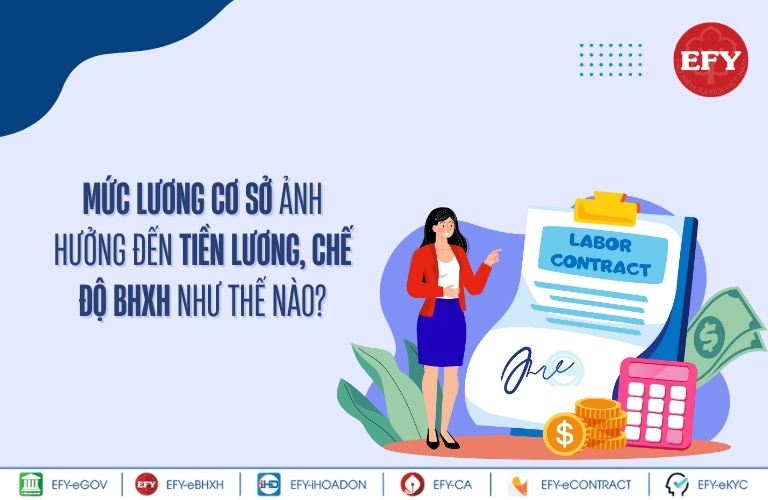 Mức lương cơ sở ảnh hưởng đến tiền lương, chế độ BHXH như thế nào?