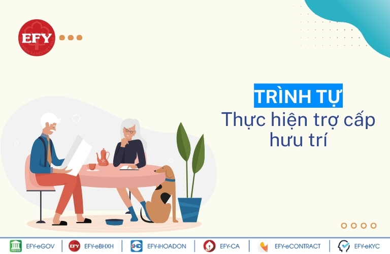 Hướng dẫn trình tự, thủ tục thực hiện trợ cấp hưu trí