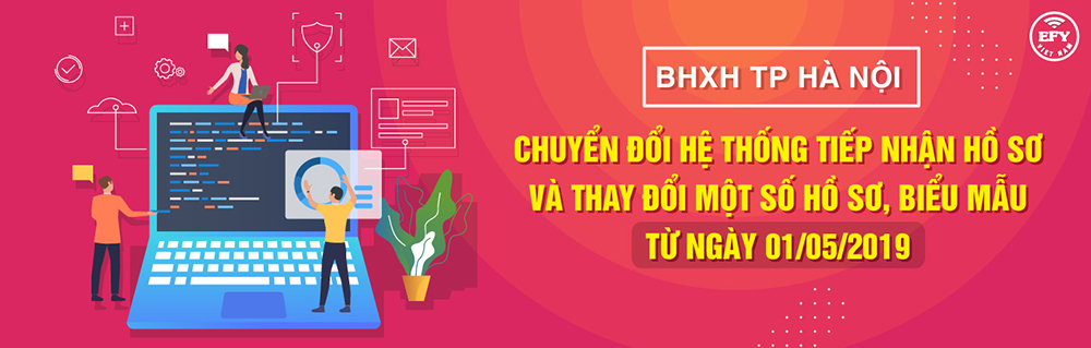 THÔNG BÁO THAY ĐỔI HỆ THỐNG GIAO DỊCH ĐIỆN TỬ TẠI BHXH TP HÀ NỘI