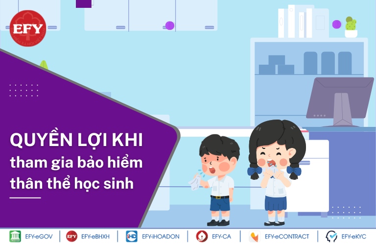 Mức hưởng khi tham gia bảo hiểm thân thể học sinh