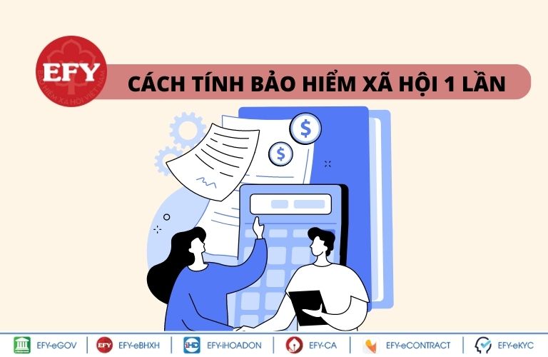 Cách tính bảo hiểm xã hội 1 lần