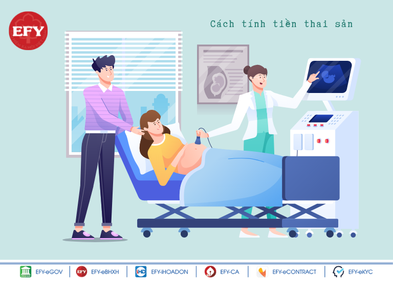 Hướng dẫn cách tính, cách tra cứu tiền thai sản khi người lao động sinh con