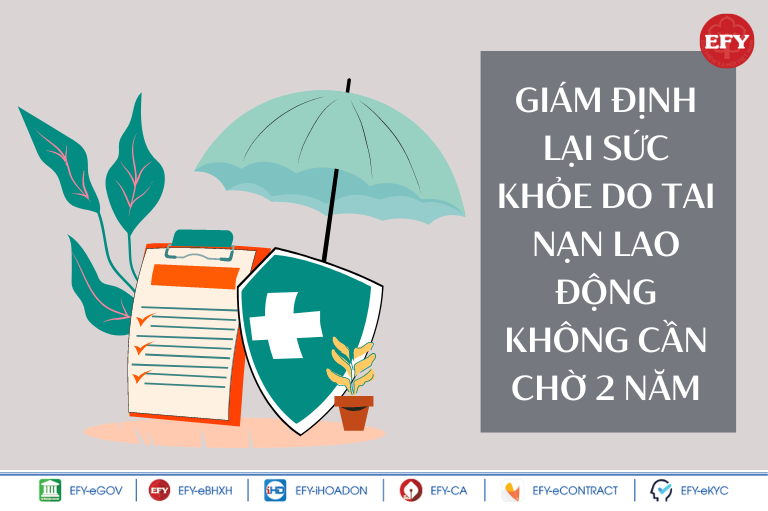 Giám định lại sức khỏe do tai nạn lao động không cần chờ 2 năm