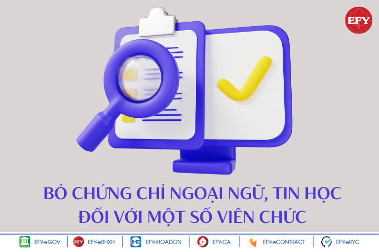 Bỏ chứng chỉ ngoại ngữ, tin học đối với một số viên chức