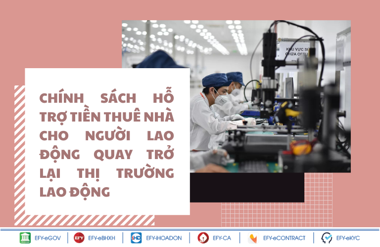 Chính sách hỗ trợ tiền thuê nhà cho người lao động.