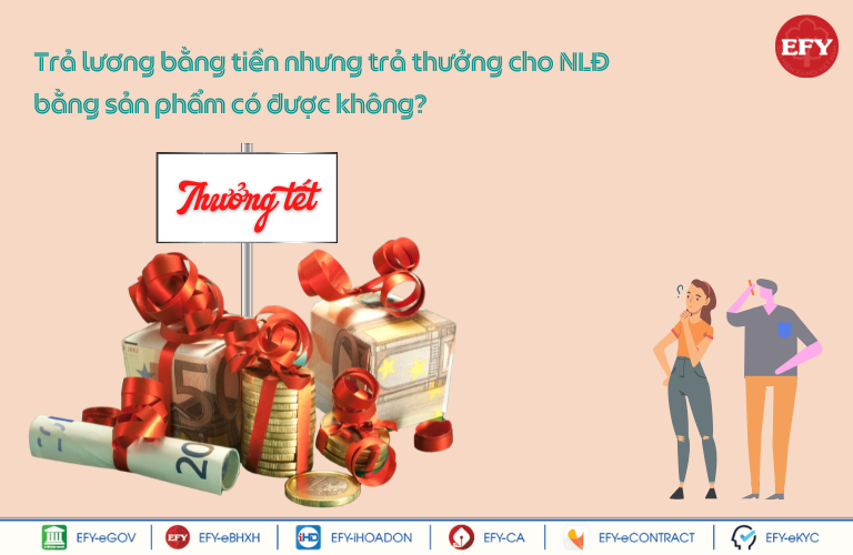 Công ty có được trả lương cho người lao động bằng sản phẩm không?