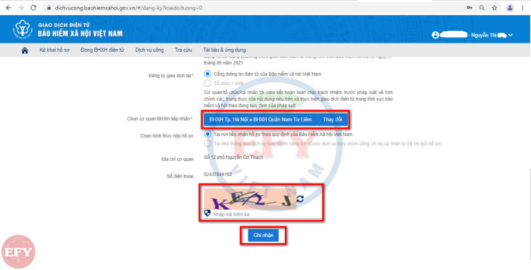 Đăng ký tài khoản VssID cho con