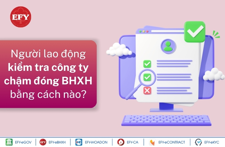 Người lao động kiểm tra công ty chậm đóng BHXH bằng cách nào?