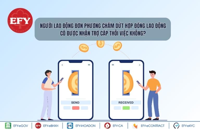 2. Người lao động đơn phương chấm dứt hợp đồng lao động có được nhận trợ cấp thôi việc không?