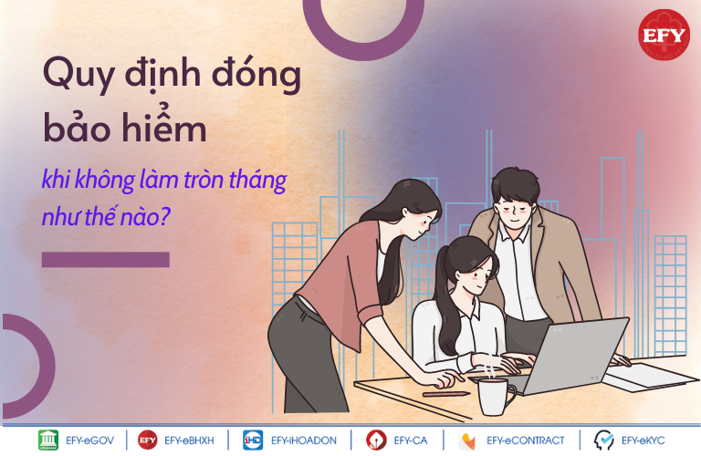 Quy định về đóng bảo hiểm khi không làm tròn tháng