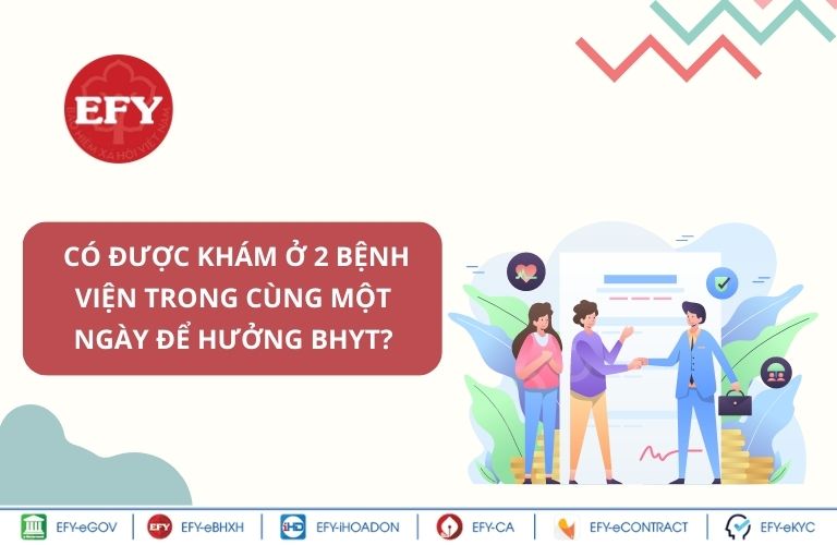 Có được khám ở 2 bệnh viện trong cùng một ngày để hưởng BHYT?