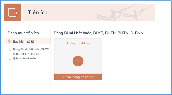 Hướng dẫn đơn vị thanh toán tiền BHXH, BHYT, BHTN, BHTNLĐ-BNN trực tuyến trên Cổng Dịch vụ công Quốc gia