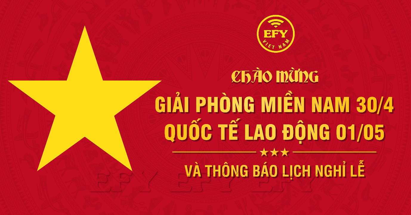 Thông báo nghỉ Lễ Chiến thắng 30/4 và Quốc tế lao động 01/5 năm 2019