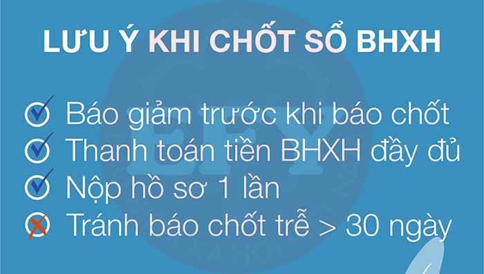 Thủ tục chốt sổ bảo hiểm xã hội