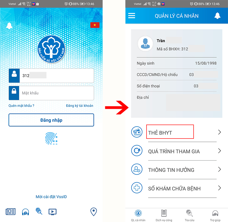 Hướng dẫn tra cứu thông tin Bảo hiểm y tế (BHYT) bằng CMND/CCCD, SĐT hoặc ứng dụng VssID