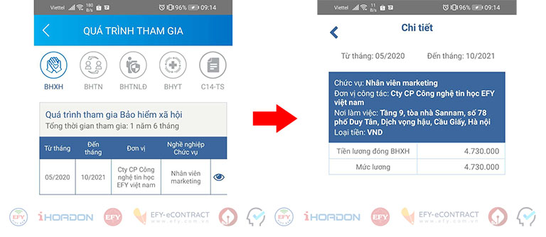 Kiểm tra quá trình đóng Bảo hiểm xã hội