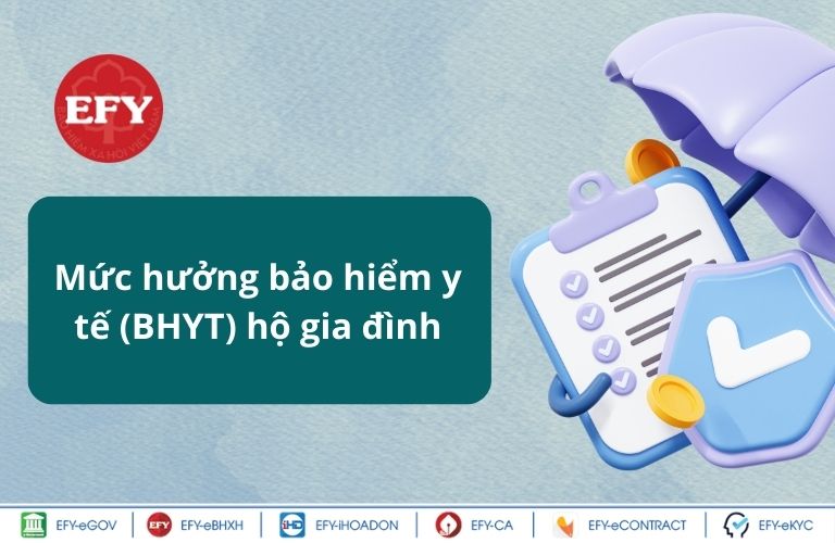 Mức hưởng bảo hiểm y tế (BHYT) hộ gia đình