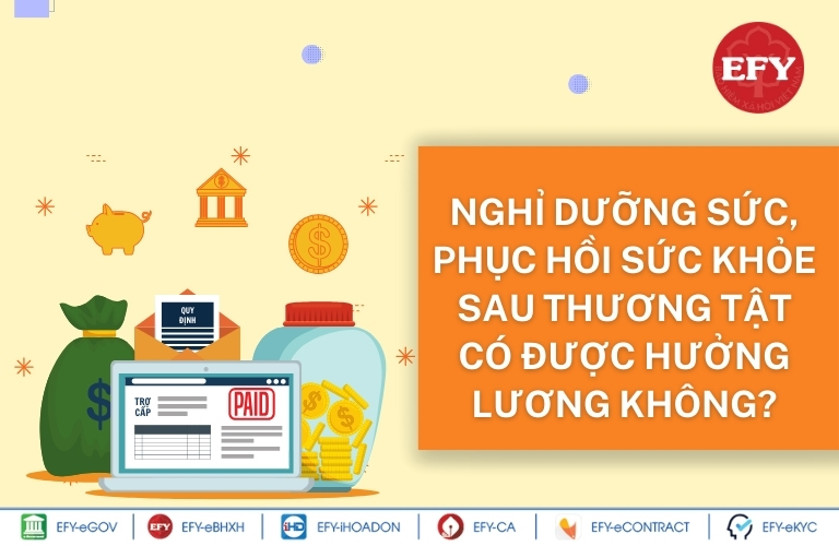 Nghỉ dưỡng sức, phục hồi sức khỏe sau thương tật có được hưởng lương không?