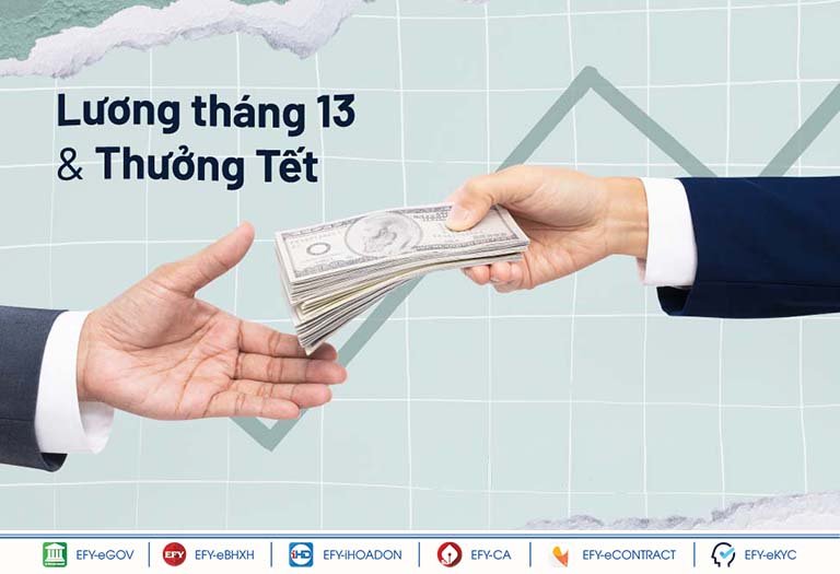 Nghỉ việc trước Tết có được thưởng Tết và hưởng lương tháng 13 không?