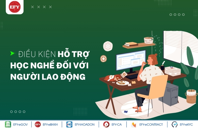 Điều kiện được hỗ trợ học nghề đối với người lao động