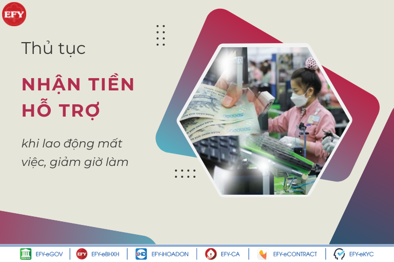 Thủ tục nhận tiền hỗ trợ cho người lao động bị mất việc, giảm giờ làm